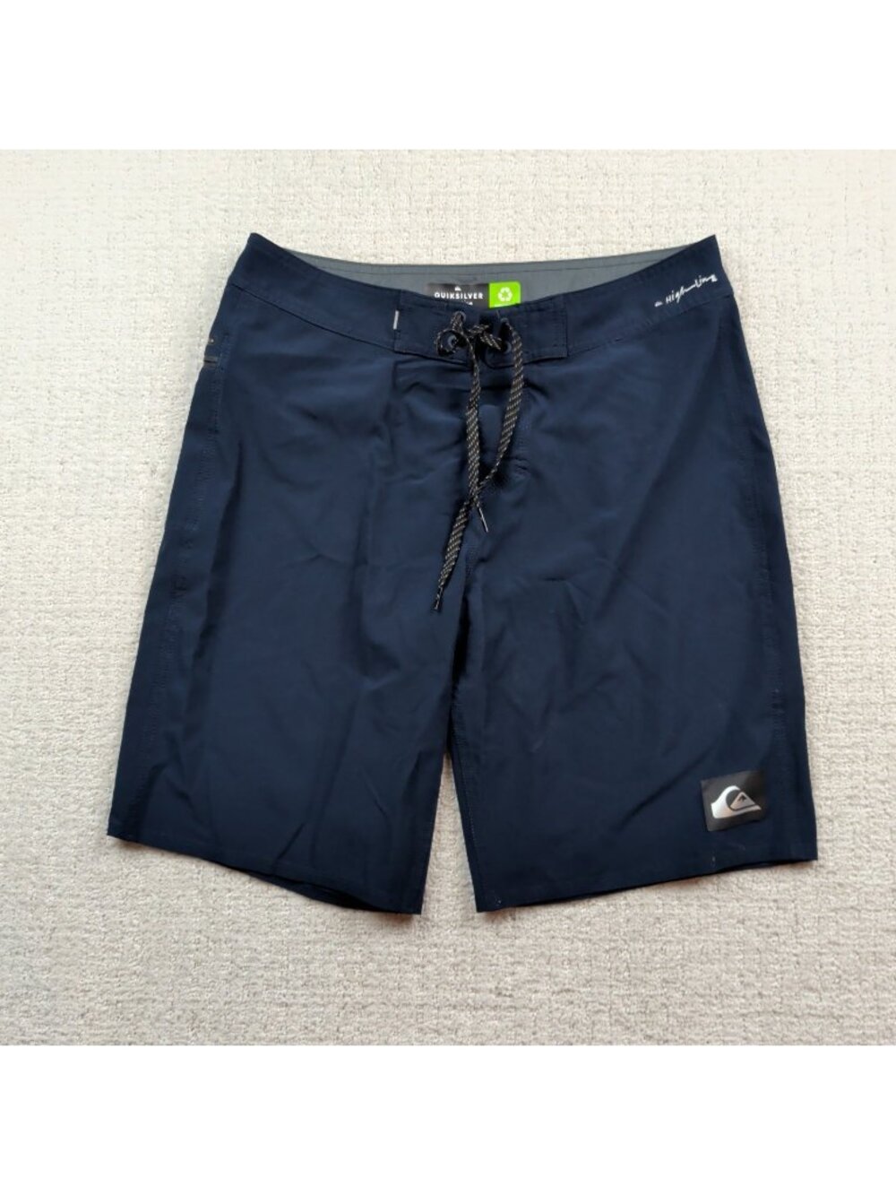 Quicksilver Highline Board Shorts Swim Trunks Swim Shorts Sz 30 Dark Night Blue